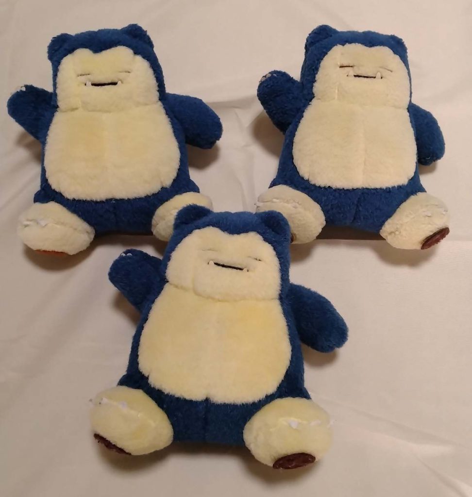 TOMY製初代カビゴンぬいぐるみ集合