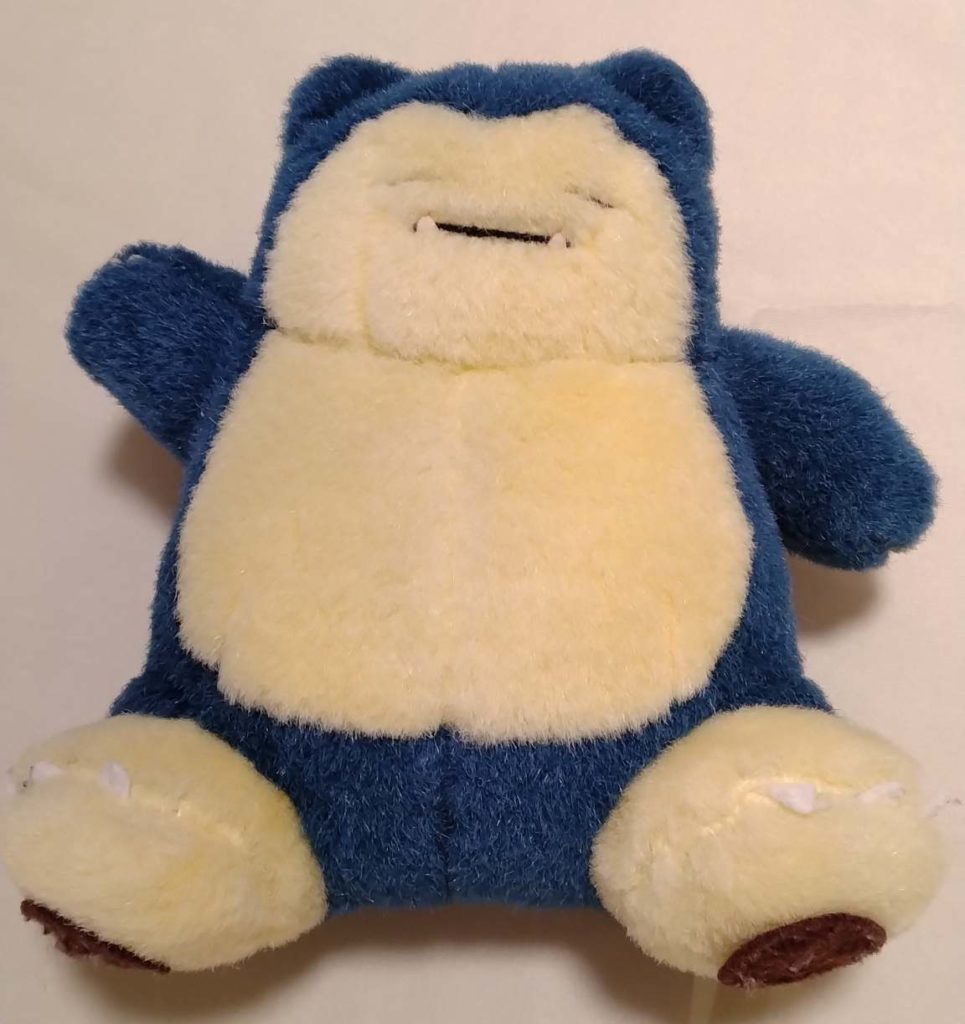 TOMY製初代カビゴンぬいぐるみの正面